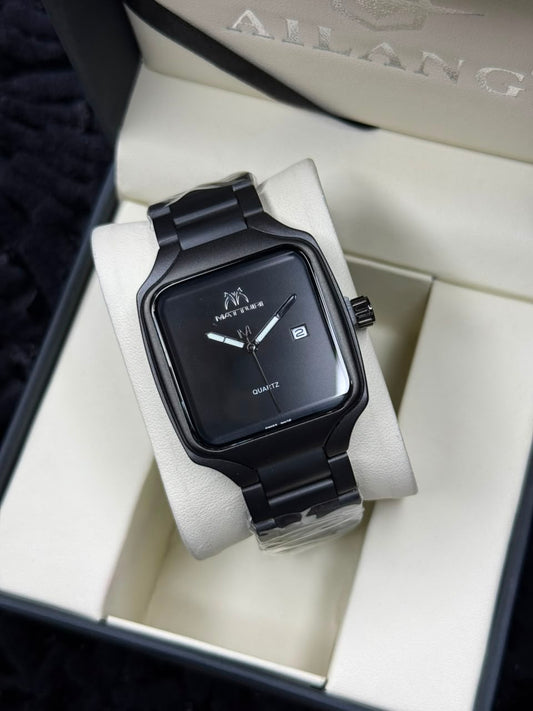 Matturi - Stainless Steel Square Dial Watch