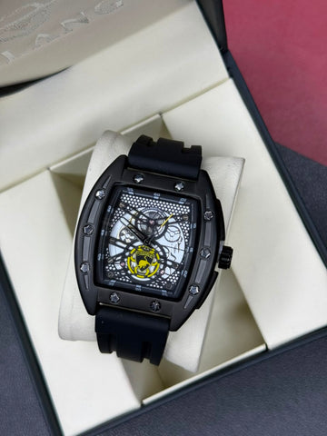 RM Inspired Slim Rubber Straps Watch