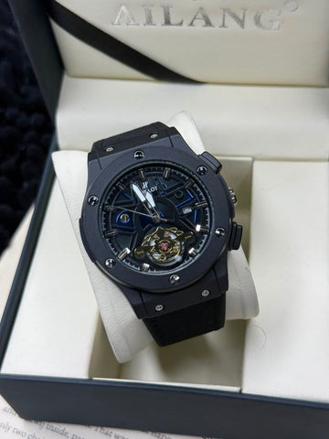 HB Men's Semi Auto Straps Watch